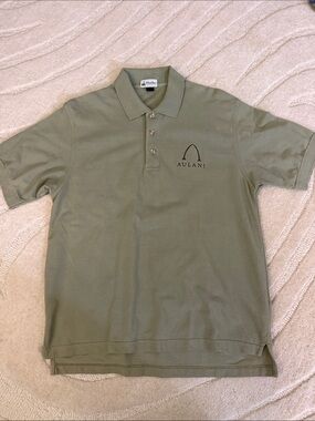 Disney Aulani Men's Olive Polo Shirt